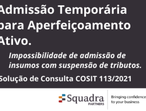 Como o entendimento do escopo de um regime especial pode auxiliar ou impedir uma operação, assim como explicita a SC COSIT 113/2021